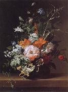 Rachel Ruysch Flowers in a Vase oil painting artist